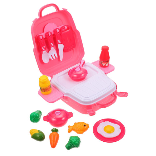 2Sets Interactief Kinderkeuken Speelgoed Assorti Plastic Educatief