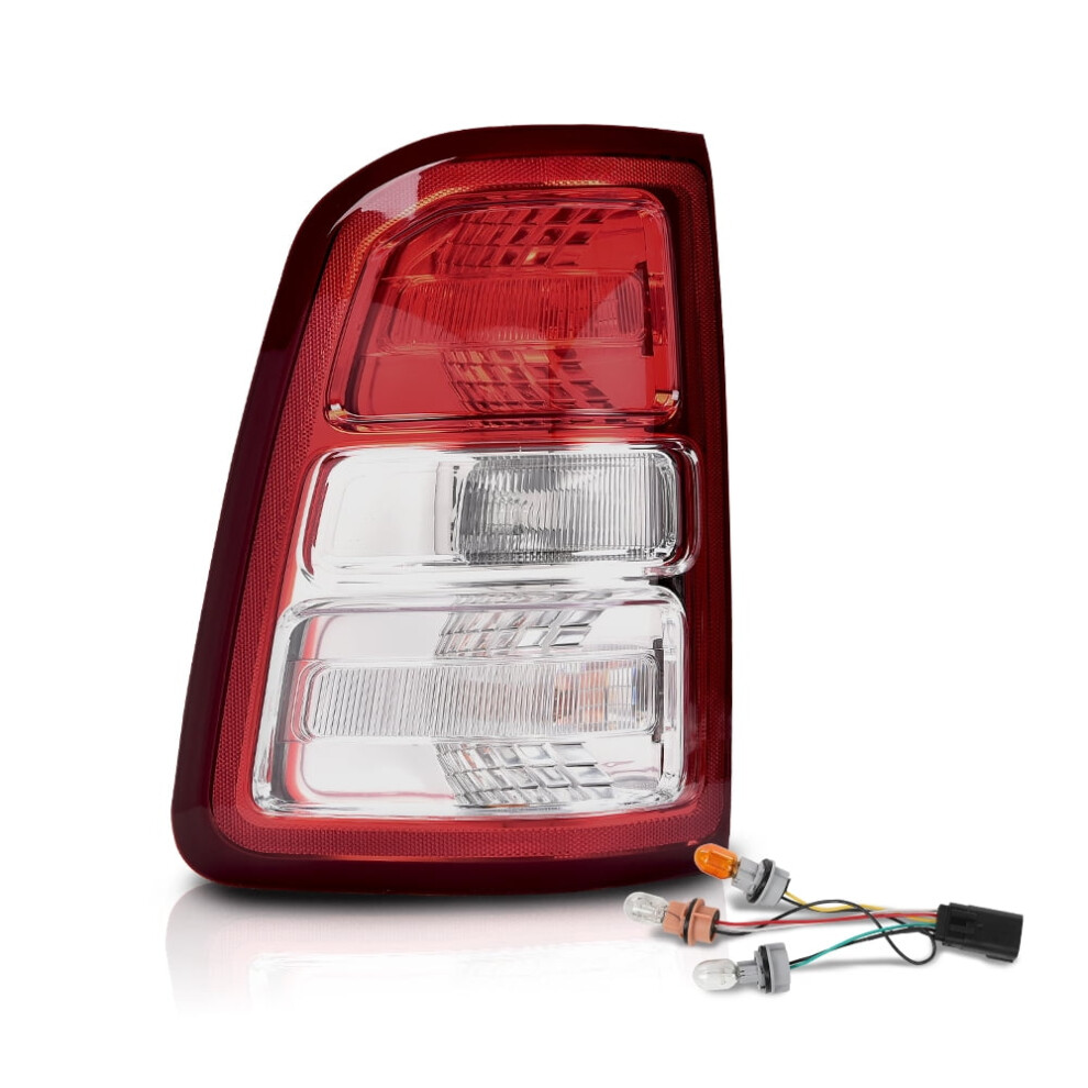 Tail S Brake Lamp Compatible With Dodge Ram 1500 2019Â2023 (Excl. Classic & Led Models), Bulbs Included, Left Side Light 9027700503076