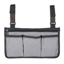 Bolsa lateral para cadeira de rodas, bolsa para andador, bolsa organizadora universal com bolsos para cadeira de rodas e scooter, bolsa lateral para