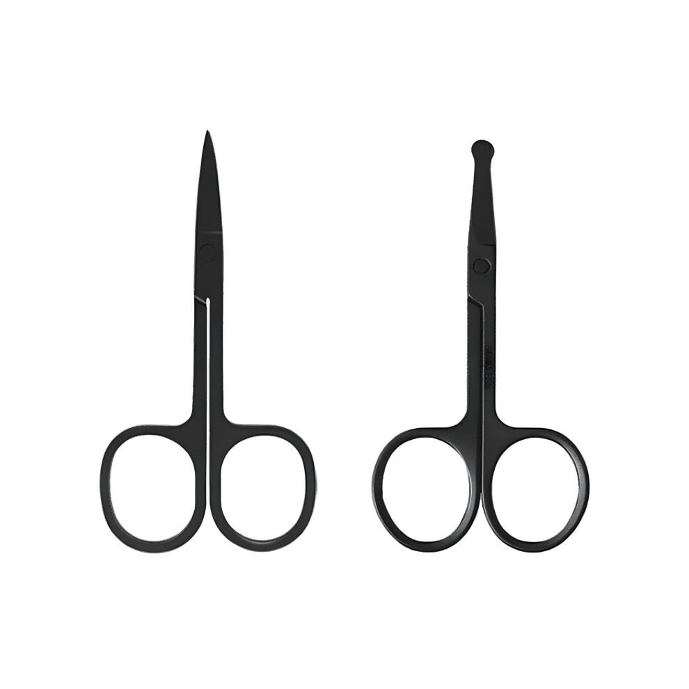Eyebrow Scissors & Nose Hair Trimmer Set