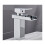 Basin Waterfall Faucet Stainless Steel Single Handle Single 1