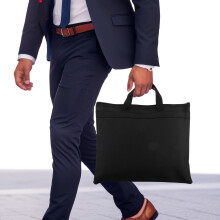 Business Document Bag Portable Handbag Briefcase Travel Black
