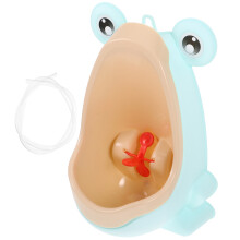1Pc Boys Standing Potty Green Cartoon Pattern PP Pee Trainer