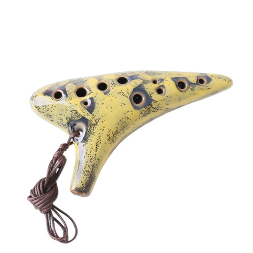 2St Draagbare 12 Ocarina , Comfortabel Ontwerp, Multi Kleur
