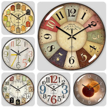 12" Glass Silent Retro Wall Clock, Quartz Battery Operated, Non-Ticking, Easy-Read – Bedroom, Living Room, Kitchen, Office