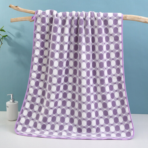 Πετσέτα γρήγορου στεγνώματος Coral Fleece 74x34cm Μωβ