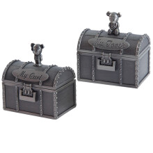 4Stk Babyzahn Container Alloy Baby Zahn Souvenir Behälter