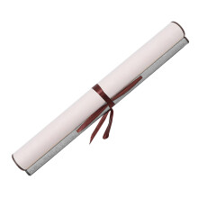 3Stk Kompaktes Xuan Papier Silber Blanko Schriftrolle Für Kalligraphie