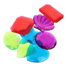 16Pcs Kids Pool Diving Gems Assorted Acrylic Colors