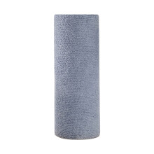 Rouleau de chiffons de nettoyage en microfibre – Gris, 20 feuilles par rouleau