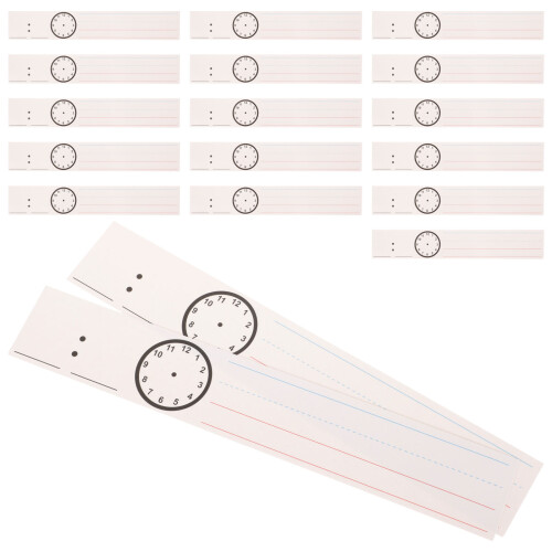 Ruled Sentence Strips White Paper Teaching Aids for Kids Writing