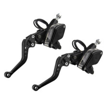 3Pairs Black Motorcycle Hydraulic Brake Clutch Levers