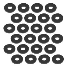 48St Siliconen Gitaar Strap Blokken Zwart Voor Bass En Gitaar