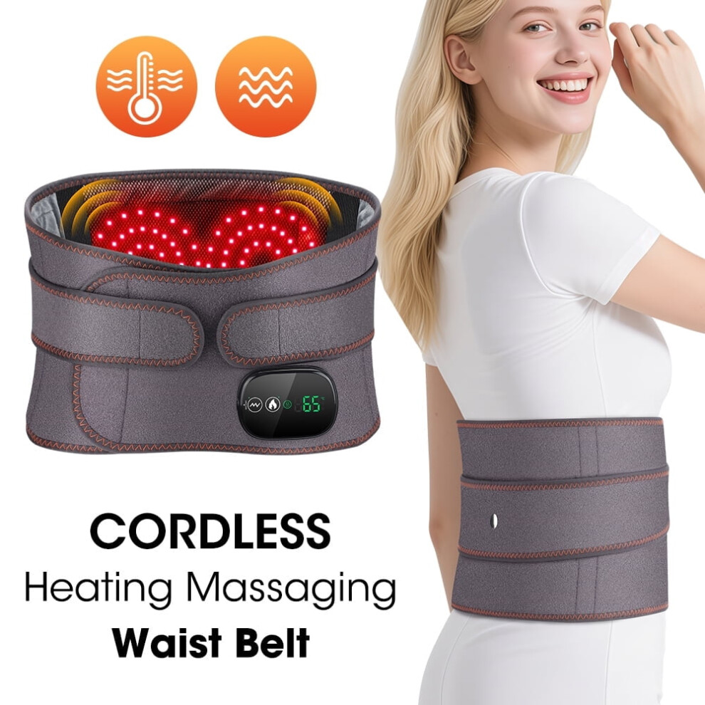 Heating Massage Belt for Lower Back Pain Relief