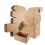 Caixas de envio brancas, tamanho 8x6x4 polegadas, em papelão ondulado resistente. 1