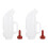 4Sets Milk Bottle Calf Nursing Bottle Lightweight Portable 1