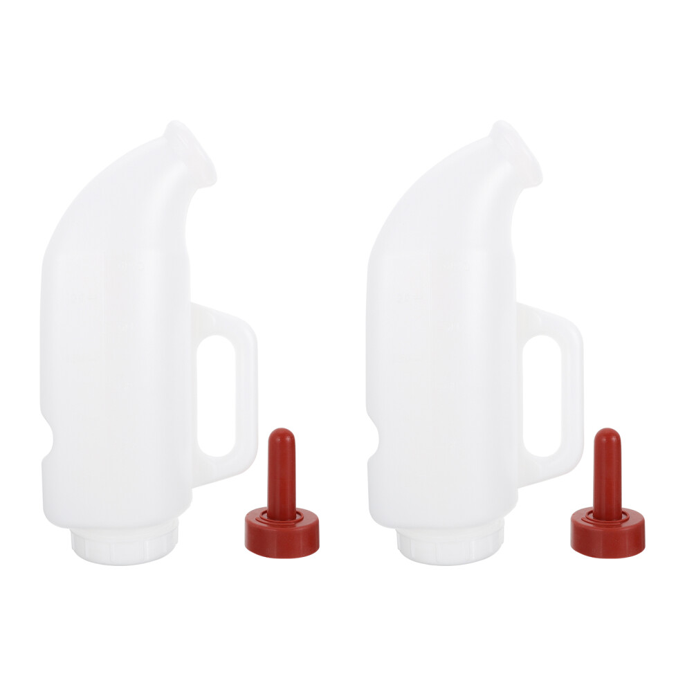 4Sets Milk Bottle Calf Nursing Bottle Lightweight Portable Inoomp