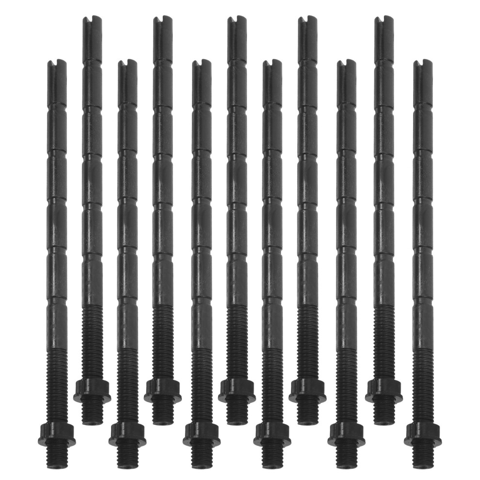 30Pcs Universal Black Toilet Push Button Rod Lengthened For Water Tank 3662540430654