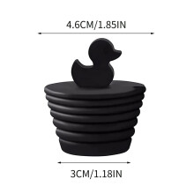 Bouchon de bonde de baignoire en silicone haute température, bouchon de sol conique à visser, joint en caoutchouc, bouchon d'étanchéité en gel