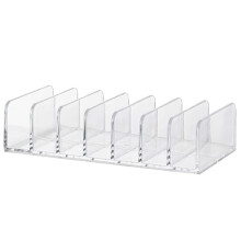 Organisateur de palettes de fards à paupières, support cosmétique pour coiffeuse/salle de bain, 7 sections