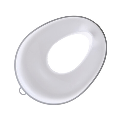 2Pcs White Plastic Toddler Potty Ring Comfortable Toilet Training Seat