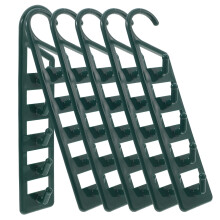 6er-Pack schlanke Kleiderbügel aus Kunststoff – platzsparend, modernes Design