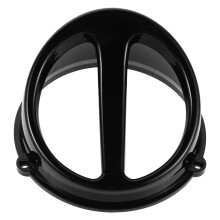 2Pièces Cache Entrée D'air Scooter Noir ABS Résistant Intempéries