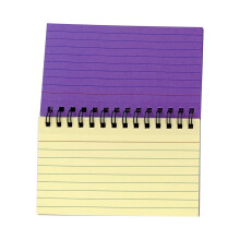Lot de 50 fiches bristol lignées 3 x 5 pouces à spirale