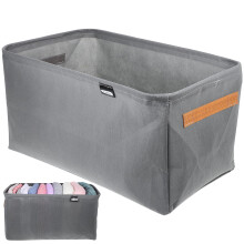 Lot de 3 grands organisateurs de vĂŞtements pour armoire, pantalons, jeans, pulls et robes, empilables, pour tiroirs de placard