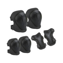 Uxgjfwu Protective Gear Set 6-Piece - Knee Elbow Wrist Pads for Skateboarding Cycling Rollerblading, Youth & Adult Sports Armor