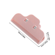 Clips para sellar alimentos, 2 clips de sellado reutilizables de ABS para almacenamiento de alimentos en la cocina, sellador de bolsas para snacks y
