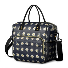 Isolierte, auslaufsichere Lunchtasche mit Blumenmuster von Pioneer für Damen – ideal für Arbeit, Strand, Reisen, Picknick und Camping