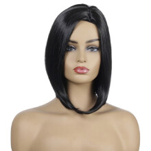 Perruque courte (1 paquet) pour femmes noires - Soirées masquées