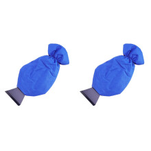 Luvas raspadoras de neve para carro com raspador de gelo e pá (pacote com 2)
