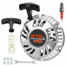 Mini Bike Pull Start Assembly Recoil Starter Compatible with Predator 212cc/196cc, Coleman CT200U/CT200U-EX, BT200X, KT196, GX160, 6.5HP OHV Engines