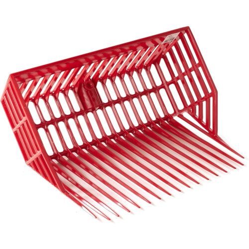 DuraPitch II Pitch Fork Replacement Head | Durable Polycarbonate Stable Fork Head with Basket Design | Manure Fork | Bedding Rake | 13" Tines