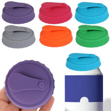 ¡Gran oferta! Tapas para frascos, tapas para latas, accesorios para frascos, tapas para latas de jugo, bebidas, tapas de silicona antiderrame para