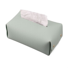 Porta-lenços para carro, dispensador de máscaras para carro, caixa de lenços de couro PU para banco traseiro de carro, caminhonete, SUV,