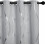 Blackout Kitchen Curtain Panels Silver Grey 34x45 Inch Set 1