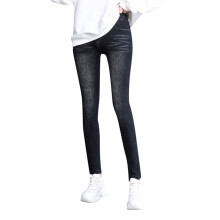 Legíny pro ženy, zimní podšité legíny, elastické jeggings s vysokým pasem, kalhoty s regulací bříška, úzké džíny, elastické kalhoty,