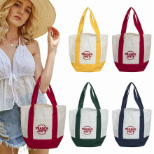 Trader Joe's Tote Bag Pastel Mini Canvas Tote Bags 1 Pc Limited Edition Holiday Christmas Bag Christmas Candy Bags Dark Blue