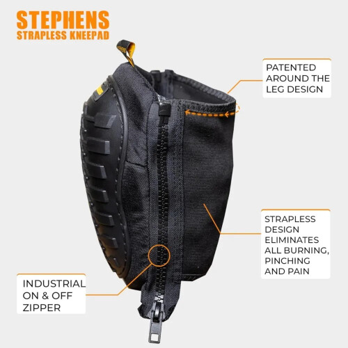 Επιγονατίδες Stephens Strapless για Κατασκευές – Ανθεκτικής Χρήσης Μαλακή Καπέλα, 2