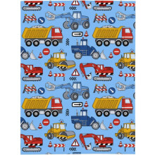 Vrachtwagen deken van pluche flanel, 80x60 inch