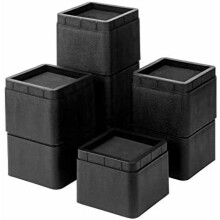 Rialzi impilabili da 7,6 cm (3 pollici) per letti singoli extra-lunghi (Twin XL).
