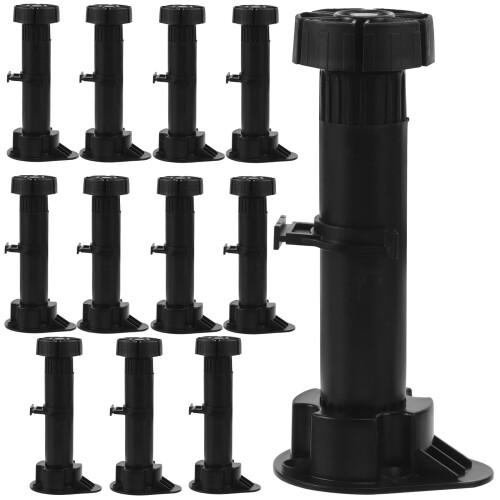 Masteelf12pcs Πόδια ισοπέδωσης ντουλαπιών Ρυθμιζόμενα πόδια επίπλων Αντικατάσταση