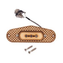 Humbucker-Tonabnehmer für 3-Saiten, Gitarrenzubehör, Schlagbrettteile, Akustikgitarrengurt, Ahornholz