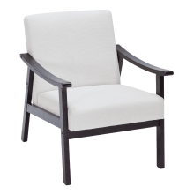 Leisure Single Sofa, Modern Accent Chair with Metal Frame, Modern Leisure Arm Chair for Bedroom, Living Room, Brown