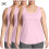 3 τεμάχια μπλουζάκι Plus Size για γυναίκες, καλοκαιρινό αμάνικο μπλουζάκι 3