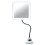 Specchio ingranditore a LED 10X con collo d'oca e ventosa 1