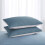 Set di 2 federe in cotone, formato standard 48x74 cm, con busta. 1
